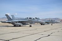  @ Boise Air Terminal/gowen Fld Airport - Two FA-18G aircraft from VAQ-134 parked on the south GA ramp. - by Gerald Howard