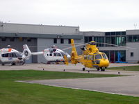  @ EBNH - Noordzee Helikopters Vlaanderen heliport, OO-NSL, OO-NST, OO-NHU - by Joeri Van der Elst