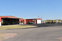  @ Torrington Municipal Airport - Hangars of Ag-flyers at Torrington airport, WY - by Jack Poelstra