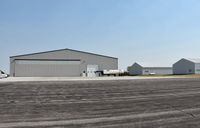  - Hangars at Wall Muni airport, SD - by Jack Poelstra