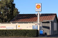  - Santa Paula SHELL 100LL Self-Serve Fuel Dock, note lowered price - by Doug Robertson