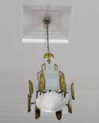  - chandelier in the main hall of the Houston Municipal Airport terminal building - restored and maintained by volunteers and staff of the 1940 Air Terminal Museum - by Ingo Warnecke