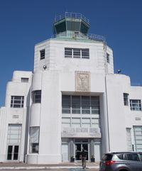  - central part of the Houston Municipal Airport terminal building - restored and maintained by volunteers and staff of the 1940 Air Terminal Museum - by Ingo Warnecke