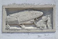  - details of the relief ornaments on the Houston Municipal Airport terminal building - restored and maintained by volunteers and staff of the 1940 Air Terminal Museum - by Ingo Warnecke
