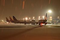  - Early morning snow during the morning rush. South side of B Concourse. - by Gerald Howard