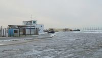  - Swansea Airport in the snow. - by Roger Winser