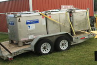  - The Swift Fuels - Fuel Trailer.  At the ultralight runway - by Timothy Aanerud
