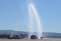  - ARFF unit exercising some equipment. - by Gerald Howard