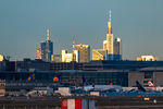  - Airport and skyline of Frankfurt/Main - by Uwe Zinke