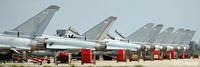  - All tails on the RAF 29 (R) Sqn ramp @ RAF Coningsby - by Clive Pattle