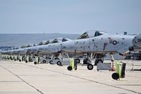  - A-10s of the 190th Fighter Sq., 124th Fighter Wing, Idaho ANG returning after two weeks in NV. - by Gerald Howard