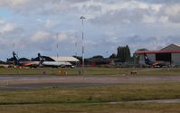  - West Atlantic fleet gather at Norwich
737-800s G-NPTA & G-NPTC (Nose in hangar) joined with a 737-400 G-JMCU - by AirbusA320