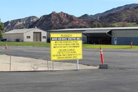  - Information Sign for Runway 22 taxi and pre-flight hold area.  - by Doug Robertson