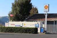  - Santa Paula  Airport SHELL 100LL FUEL DOCK, No price change - by Doug Robertson