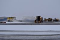  - Outside crews at work. - by Gerald Howard