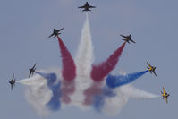 - Republic of Korea , Air Force, Golden Eagles, performing over Seoul Air Base during Seoul ADEX 2019 Edition. - by Roberto Cassar