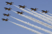  - Republic of Korea , Air Force, Golden Eagles, performing over Seoul Air Base during Seoul ADEX 2019 Edition. - by Roberto Cassar