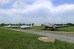  @ Mc Connell Afb Airport - the outside storage area for restoration projects of the Kansas Aviation Museum at the former Wichita Municipal Airport, now just outside McConnell AFB, Wichita KS - by Ingo Warnecke