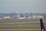  @ Budapest Ferihegy International Airport - view of terminal I as seen from terminal II at Ferihegy airport, Budapest - by Ingo Warnecke