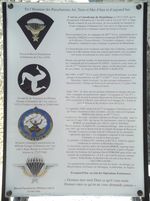  - plaque commenmorating the founding and history of the french paratroopers at Montelimar Ancone airfield - by Ingo Warnecke