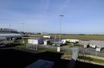  - looking west from the visitors gallery at the apron at Braunschweig-Waggum airport - by Ingo Warnecke