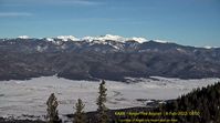  - Angel Fire Airport taken from webcam at Angel Fire Ski Area summit. Feb-2022. Looking northwest towards Wheeler Peak. Webcam courtesy of Angel Fire Resort. - by J. Tomasin
