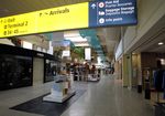  @ Olbia Airport - inside the main terminal of Olbia/Costa Smeralda airport looking towards the arrivals hall - by Ingo Warnecke