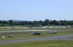  - a lot of gliders waiting for their turn to be launched by winch at Bonn-Hangelar airfield - by Ingo Warnecke