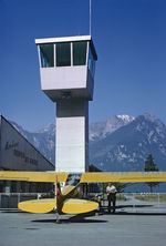  @ ZJP - The tower of Montreux-Rennaz airfield, opened 1960,closed 1968, due to highway construction. Scanned from a slide. - by sparrow9