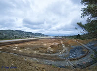  - Skiathos while the pan extension was being built. - by Andy Collins
