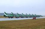  @ Kleine Brogel Air Base Airport - Saudi Hawks display team on the flightline at the 2022 Sanicole Spottersday at Kleine Brogel air base - by Ingo Warnecke