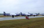  @ Kleine Brogel Air Base Airport - French Air Force PC-21 display team on the flightline at the 2022 Sanicole Spottersday at Kleine Brogel air base - by Ingo Warnecke