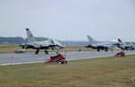  @ Kleine Brogel Air Base Airport - a look along the flightline at the 2022 Sanicole Spottersday at Kleine Brogel air base - by Ingo Warnecke