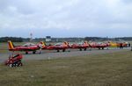  @ Kleine Brogel Air Base Airport - Diables Rouges / Red Devils display team returned to the flightline at the 2022 Sanicole Spottersday at Kleine Brogel air base - by Ingo Warnecke