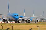  - Queuing for Aerolineas Argentinas at AEP in order to depart - by FerryPNL