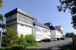  - landside view of terminal, tower and airfield restaurant at Koblenz-Winningen airfield - by Ingo Warnecke