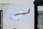  - mural of a PA-28 active at Koblenz-Winningen airfield - by Ingo Warnecke