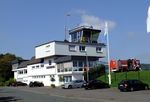  - landside view of terminal, tower and airfield restaurant at Koblenz-Winningen airfield - by Ingo Warnecke