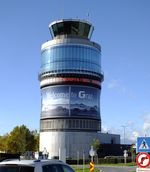  - landside view of the tower at Graz airport - by Ingo Warnecke
