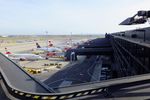  - northern side of gates building F/G with apron at the eastern end of terminal 3 at Wien airport - by Ingo Warnecke