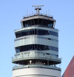  - closeup of tower at Wien airport - by Ingo Warnecke