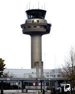  - landside view of tower at Salzburg airport - by Ingo Warnecke