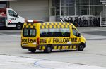  - Follow-Me vehicle at Salzburg airport #v - by Ingo Warnecke