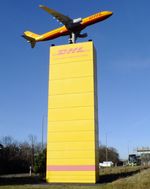  - Airbus A330 large scale model (ca 8x8 m) on pedestal at DHL headquarters at Köln/Bonn airport - by Ingo Warnecke