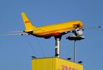  - Airbus A330 large scale model (ca 8x8 m) on pedestal at DHL headquarters at Köln/Bonn airport - by Ingo Warnecke