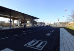  - long distance bus terminal and A300 ZERO-G outside of terminal 2 at Köln/Bonn airport - by Ingo Warnecke