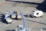  - empty baggage train and generator trailer at Köln/Bonn airport #v - by Ingo Warnecke
