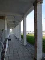  - looking west through the colonnades of the visitors terrace of Braunschweig/Wolfsburg airport, BS/Waggum - by Ingo Warnecke