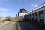  - looking east at apron, airport restaurant and terminal from the visitors terrace of Braunschweig/Wolfsburg airport, BS/Waggum - by Ingo Warnecke