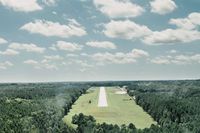  - View of Madison Municipal Airport.  - by JACK MEYER